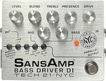 Amazon.com: Tech 21 SansAmp Bass Driver DI 30th-anniversary