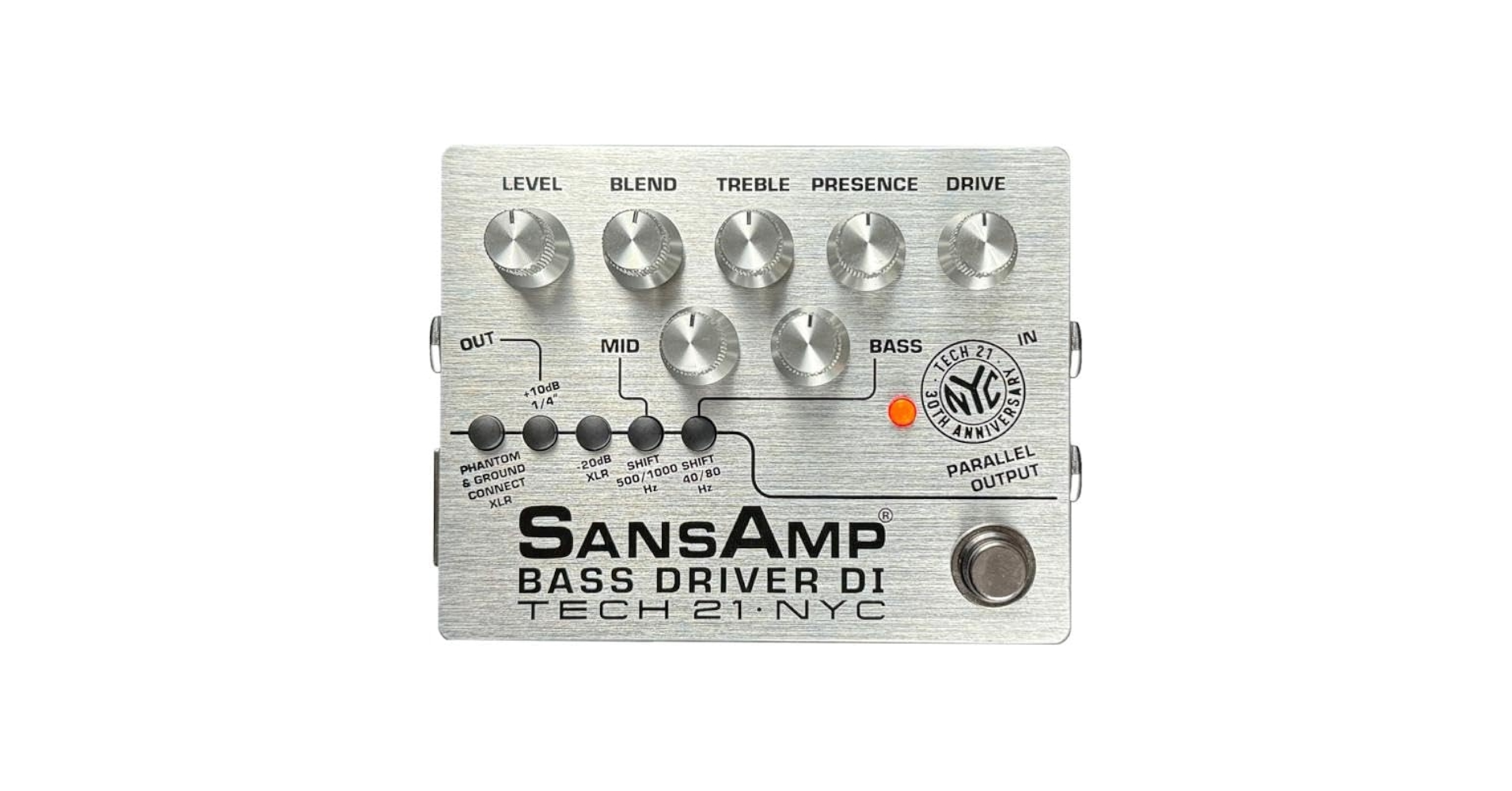 【新品】TECH21 SANSAMP BASS D DI 30th Amazon.com: Tech 21 SansAmp Bass Driver DI 30th-anniversary