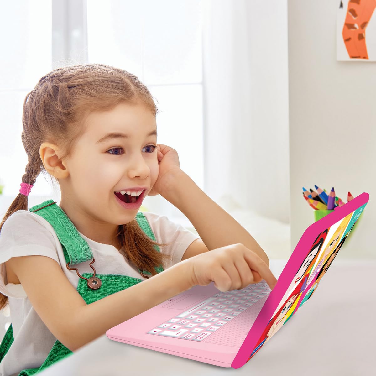 Lexibook, Disney Princess JC598DPi3LXB - Laptop educativo per bambini