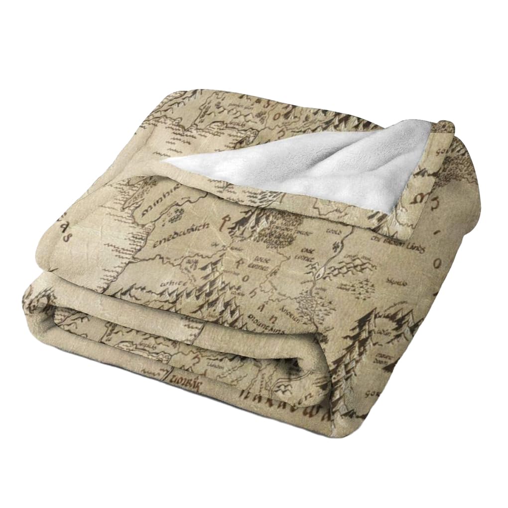 Couverture Seigneur des Anneaux anti-froid plaid micro-polaire pour isolation maison