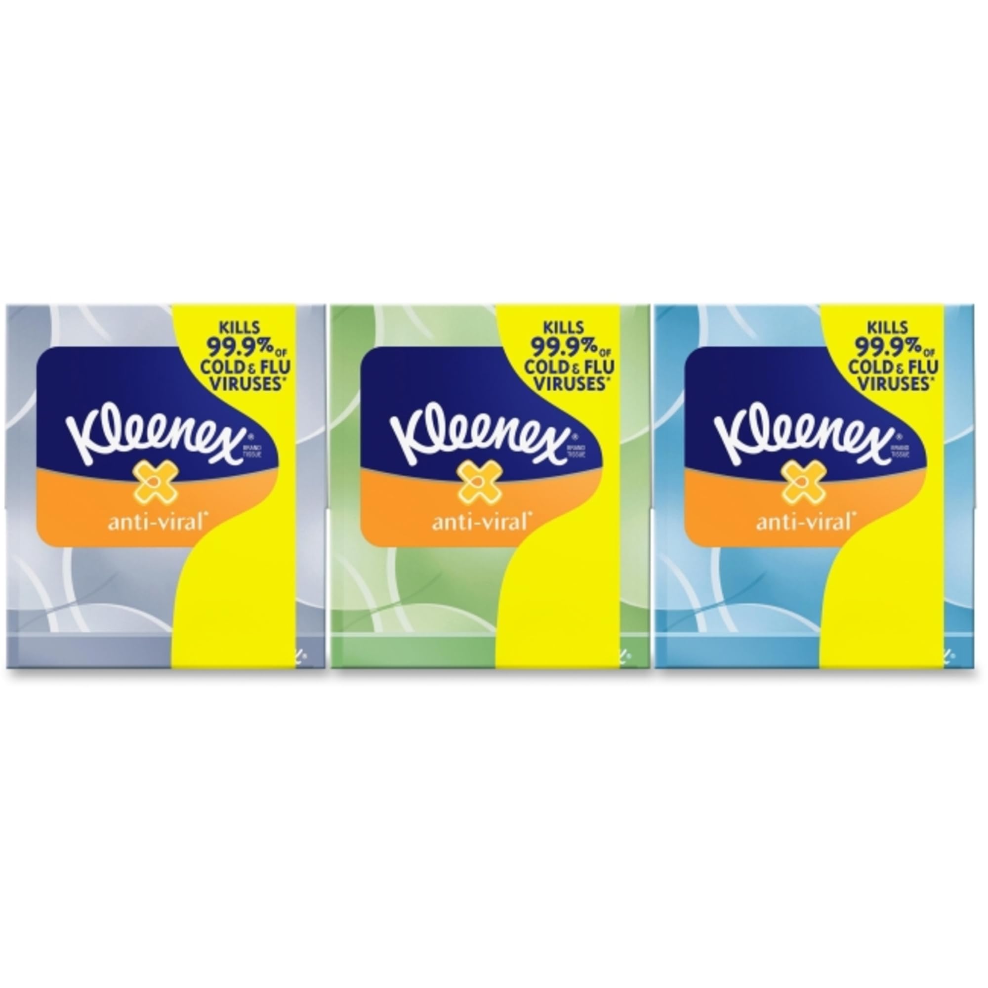 Kleenex Boutique Anti-Viral Facial Tissue 3Ply Pop-Up Box