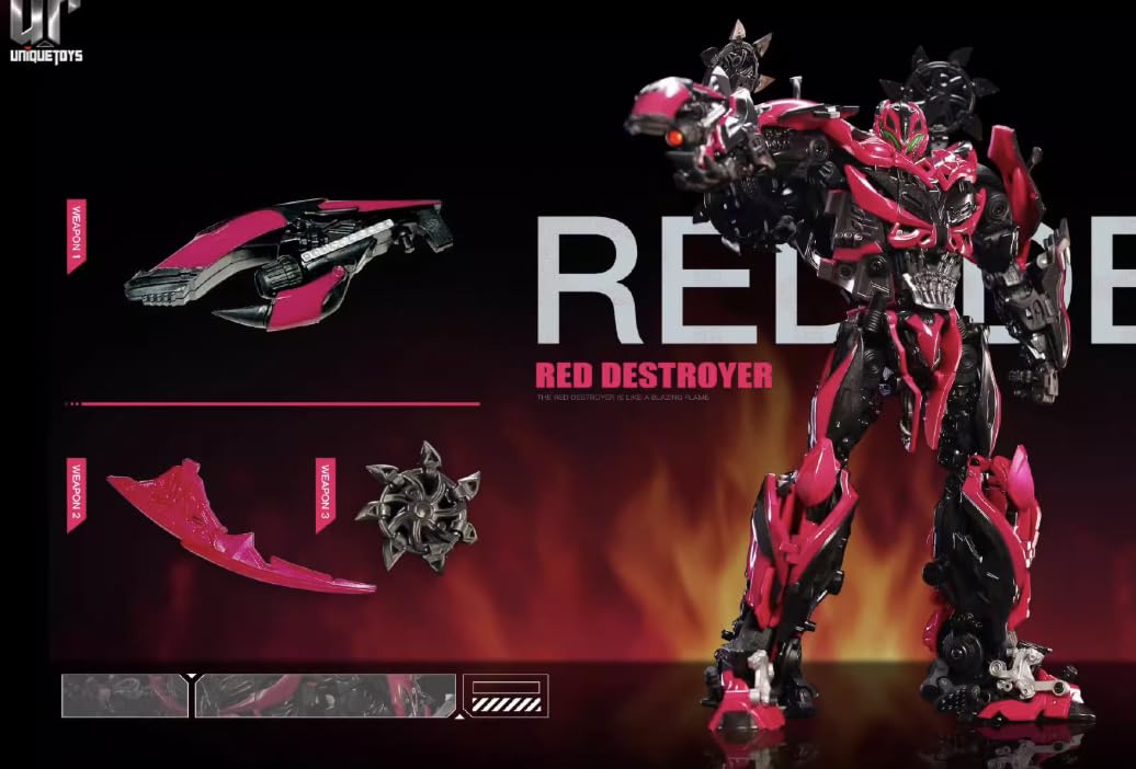 Amazon.co.jp: Unique Toys R-09 RED DESTROYER 18cm可動 : おもちゃ