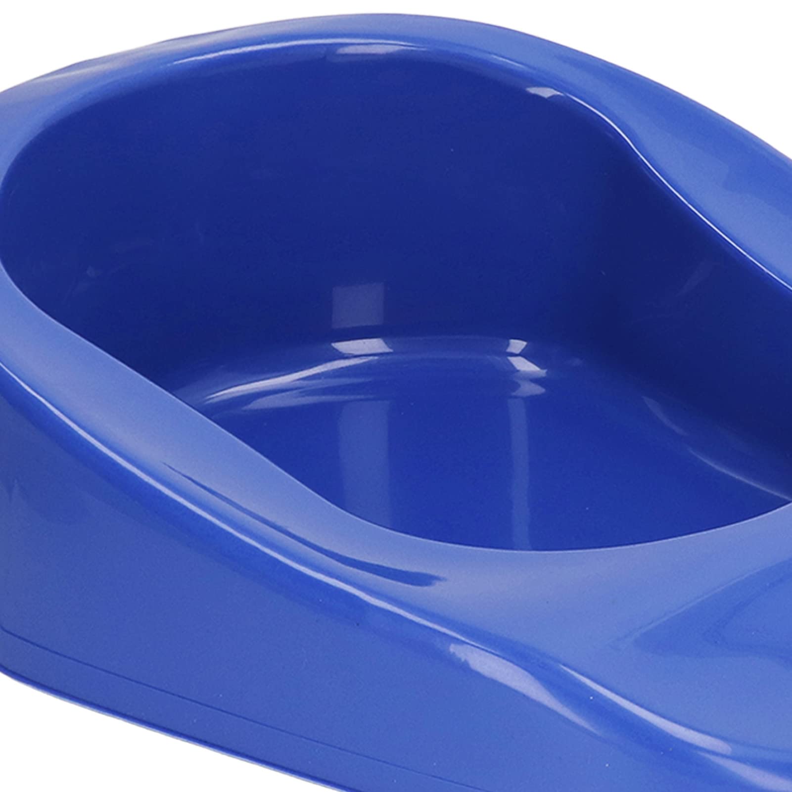 Keenso Padella per Paziente, Padella per Donne Anziane con Coperchio, Camera per Orinatoio Portatile per Anziani e Adulti Allettati a Letto (Blu Scuro)