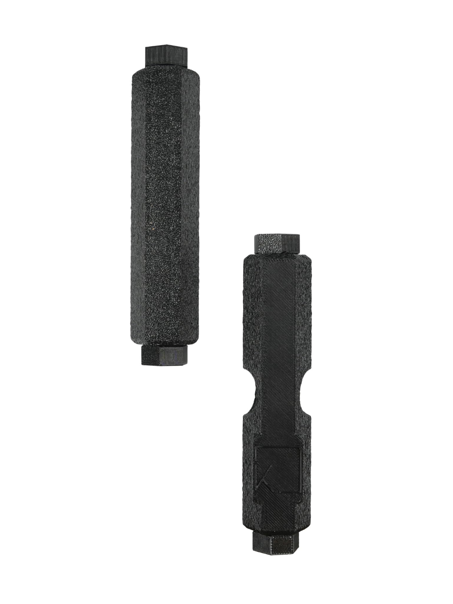 Treppenschutzgitter ohne Bohren, Kindersicherung & Haustierschutz für offene Treppenstufen, Schwarz (2, M 80 cm)