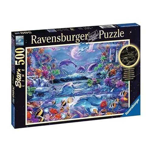 Puzzle Phosphorescent 500 pièces La magie du de lune Ravensburger France - vue 5