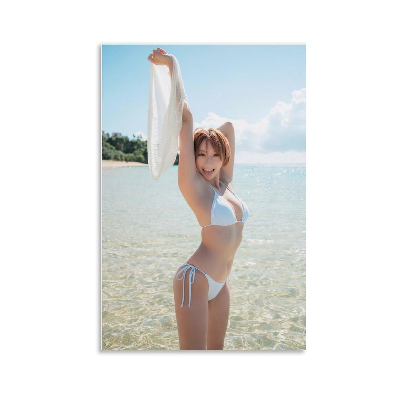 Amazon.co.jp: 緒方咲女優写真集ポスター109 キャンバスアートポスター