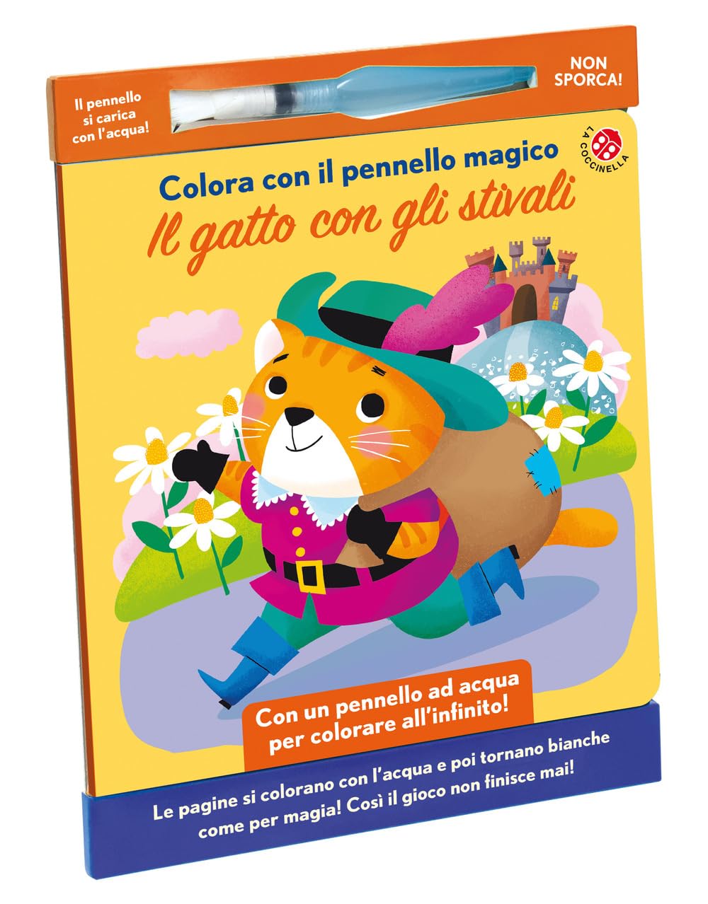 Il Gatto Con Gli Stivali. Colora Con Il Pennello Magico. Ediz. Illustrata. Con Gadget - 4
