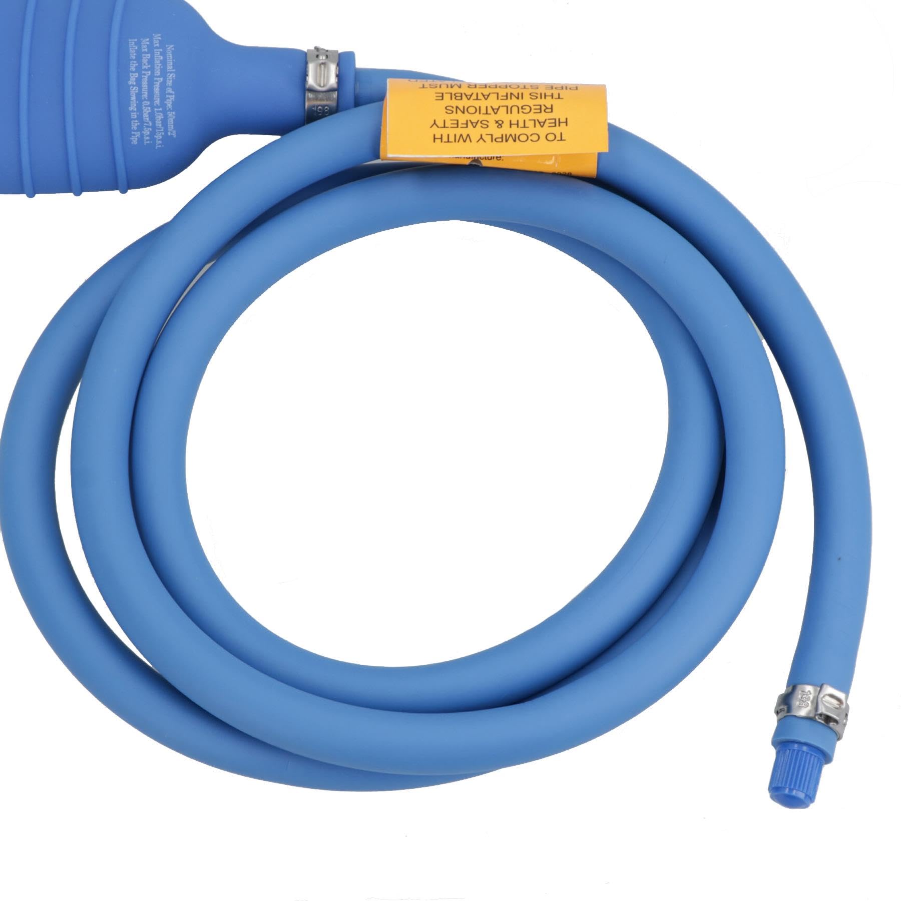 Bolsa de aire de prueba inflable de sellado de PVC, 50 mm, tapón de tubo de drenaje y bomba de mano