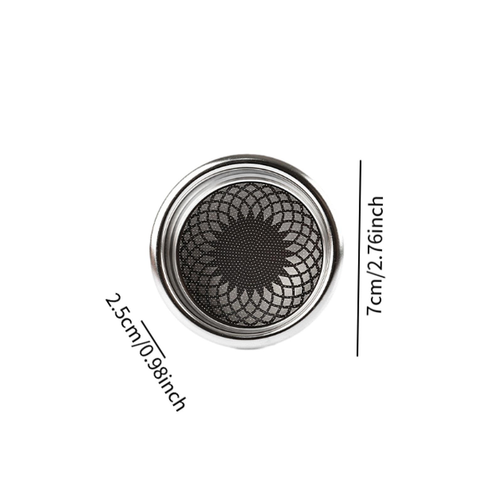Filtro de Café de Acero Inoxidable, Cesta Porosa Presurizada Desmontable, Fácil Instalación, Apto para Uso Doméstico, en Restaurantes, Cafeterías Y Ba, Style a, tal como se describe