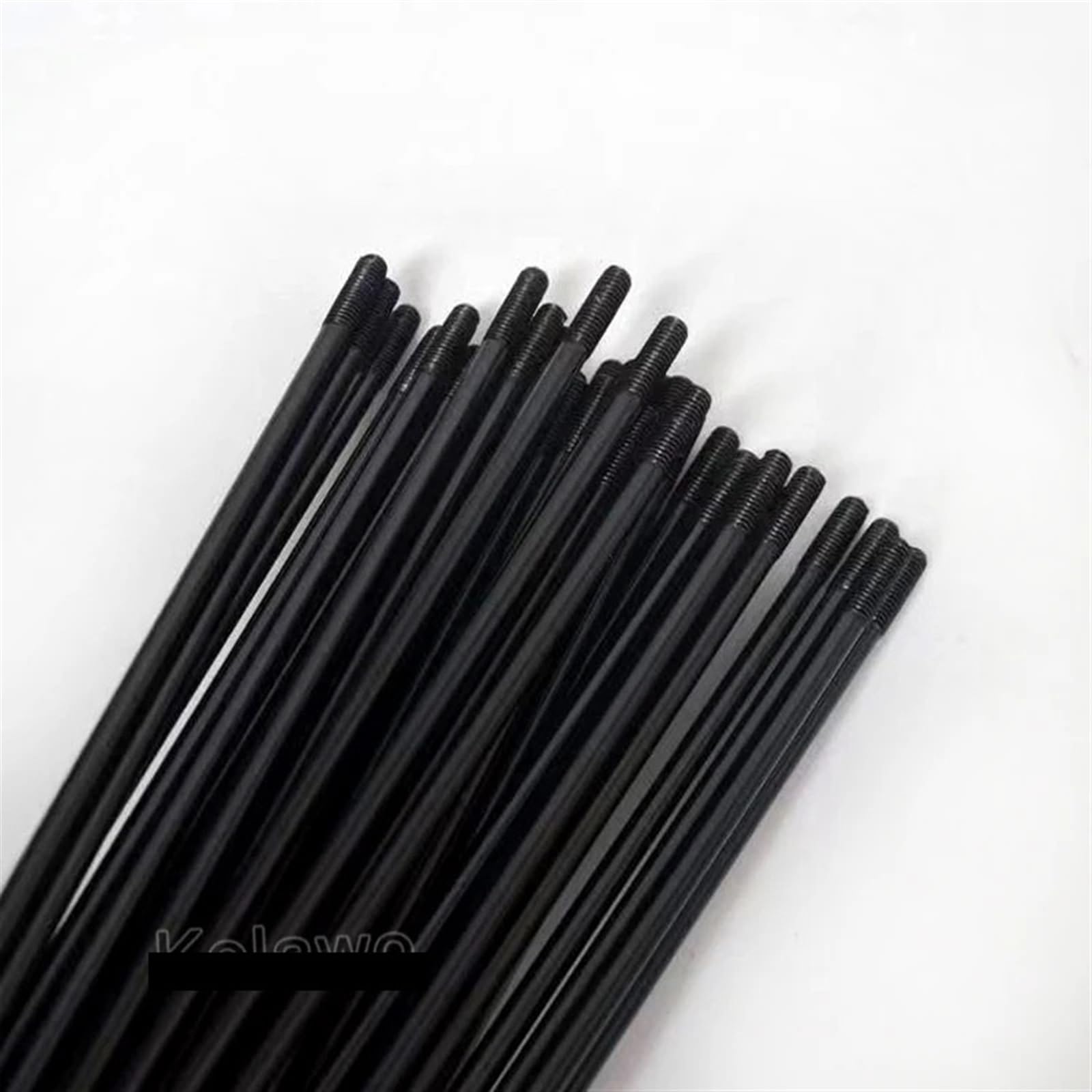 Rayon Noir Pour Vélo électrique, Diamètre 2.6mm, 12G, Batterie Au Lithium En Acier, Pièces De Cyclisme De Haute Qualité, 20 Pièces