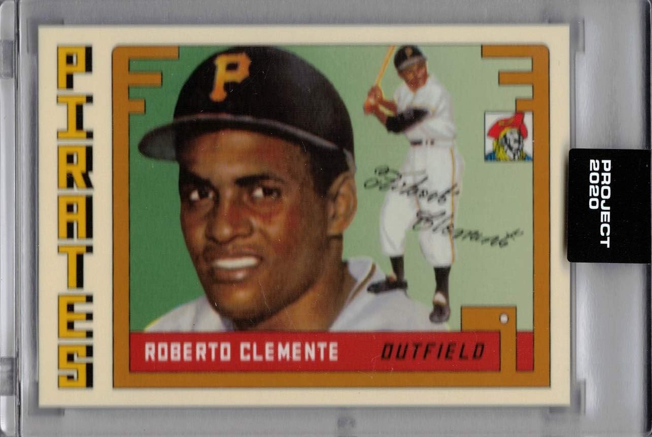 Topps Project 2020 Baseball Card #45 1955 Roberto Clemente by Grotesk - Only 1,910 made!