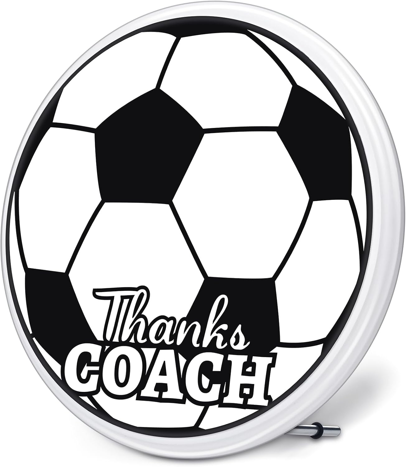 Sport Thanks Coach Gifts from Team Home Plate Plaque for Trophy Sign Award Accessories, 9 x 10 Inches