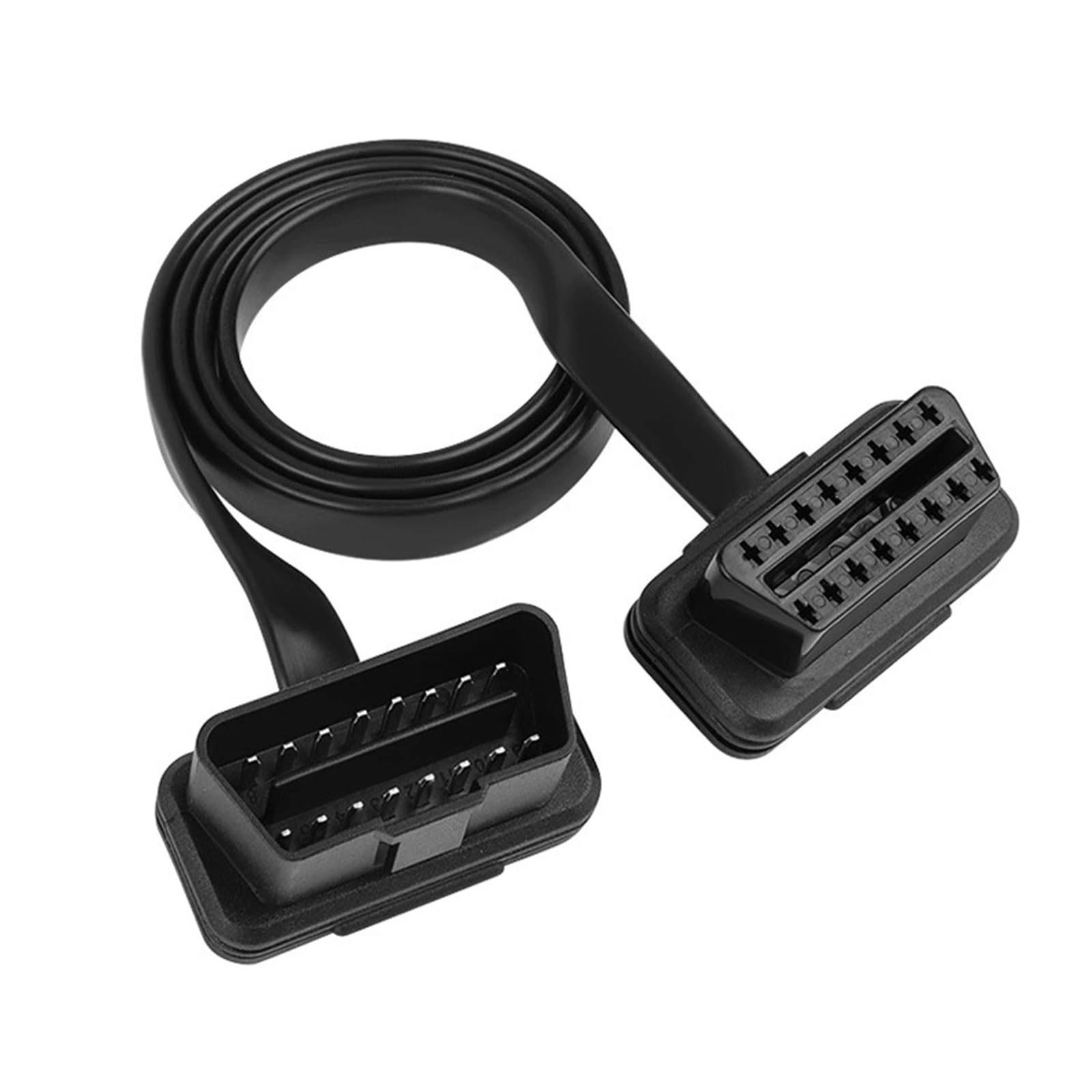 16Pin Male to Female Extension Cable ABS Extension Cable Wire for Enhances Vehicle Diagnostics and Easy Access Car Diagnostic Tool