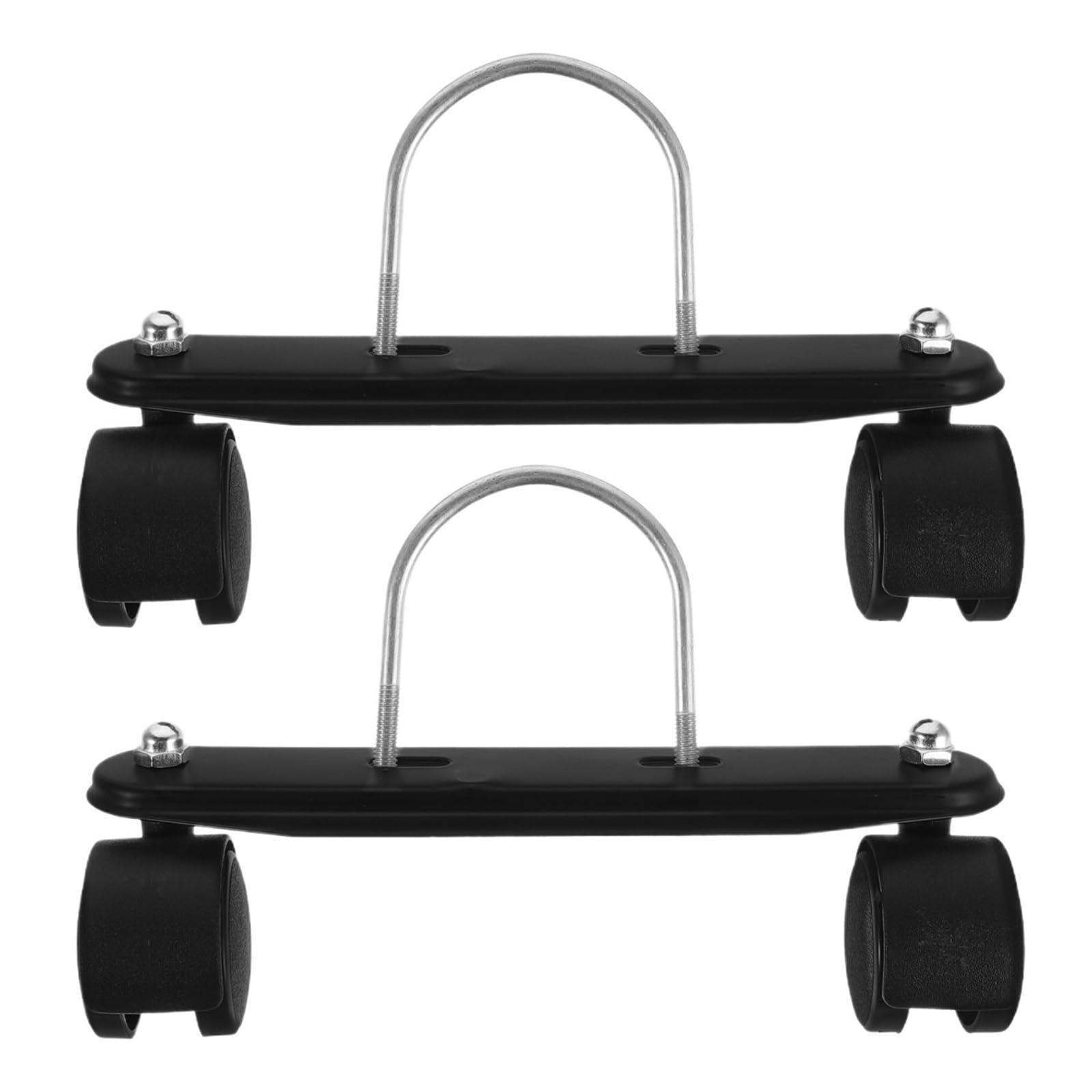 SUBLXPoten Radiator Bracket 2 Sets Electric Heater Caster Bracket Stand Pulley Base For Radiator Rotatable With Wheel Accessories