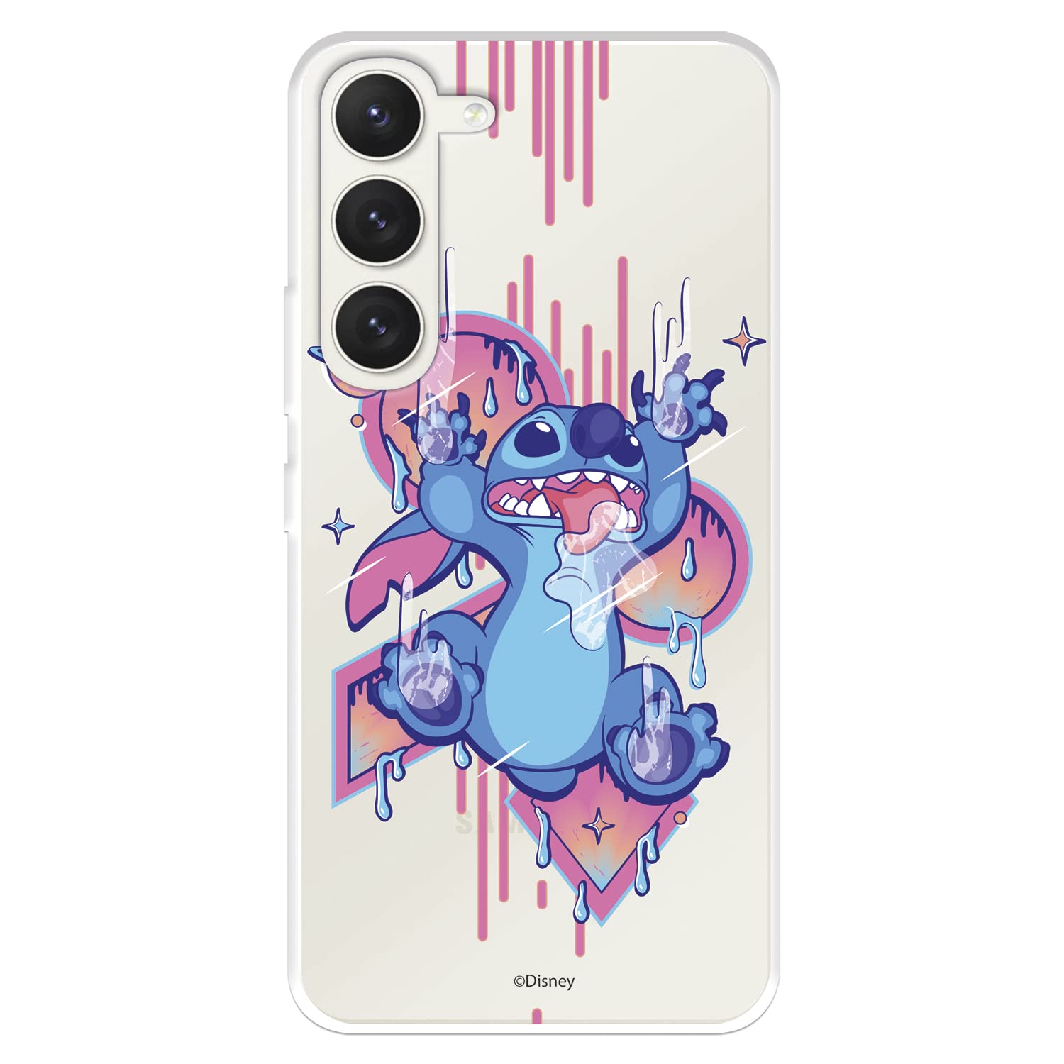 LA CASA DE LAS CARCASAS Custodia per Honor 90 Lite Ufficiale di Lilo & Stitch Patron Trasparente per proteggere il tuo cellulare. Custodia per Honor in silicone flessibile con licenza ufficiale