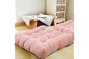 HIGOGOGO Pink Floor Pillow: Your Tranquil Haven for Relaxation and Comfort
