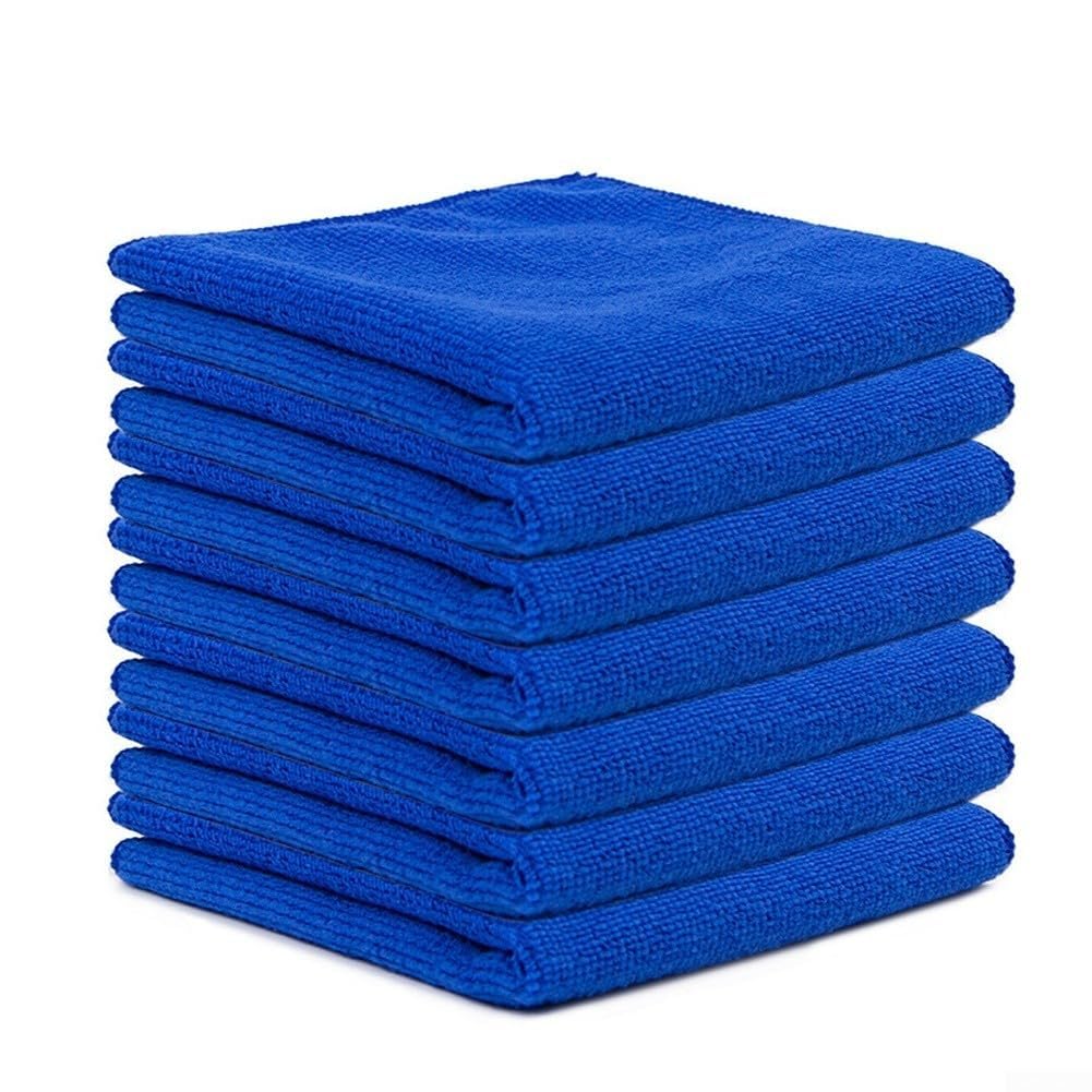 Toallas de microfibra suave de 25 cm, colores surtidos para