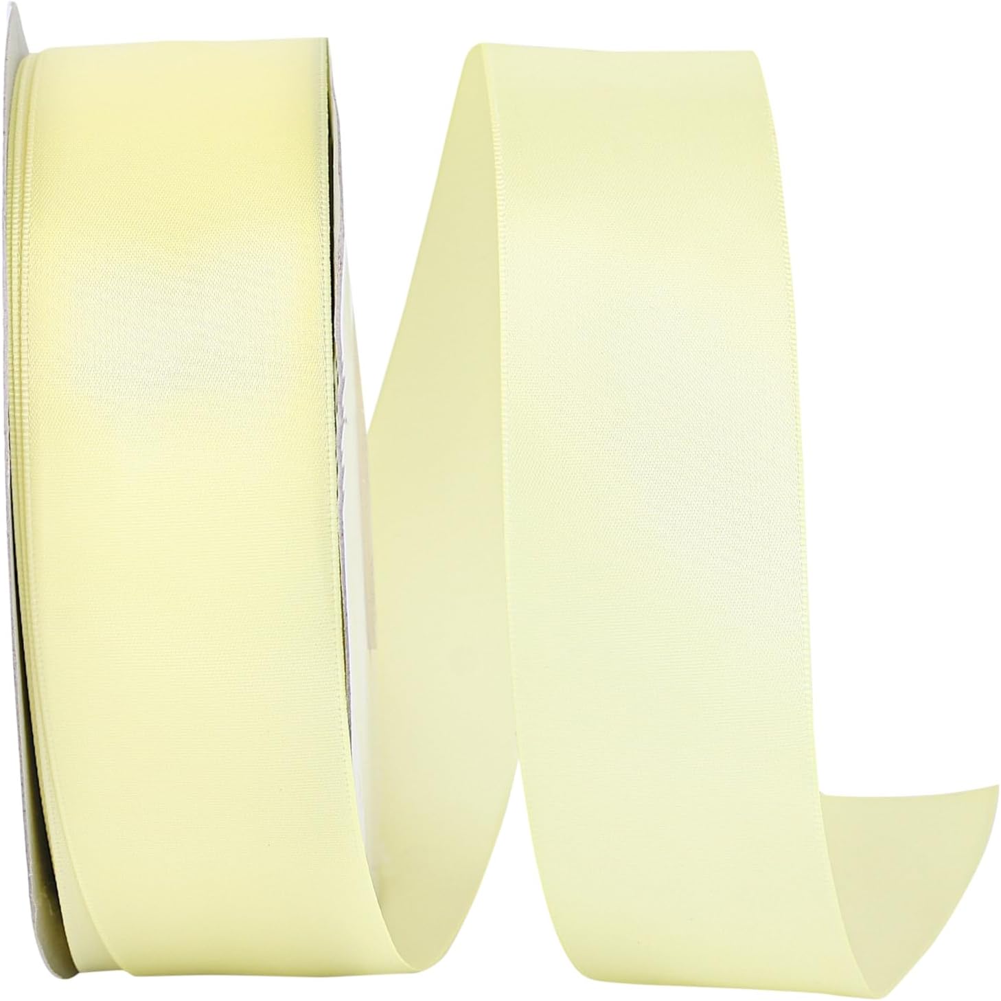 Reliant Ribbon 4950-927-09K Double Face Satin Ribbon, 1-1/2 Inch X 50 Yards, Maize