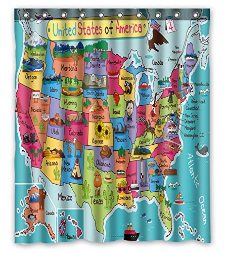 Cartoon Bathroom Shower Curtain Der Beste Preis Amazon In Savemoney Es