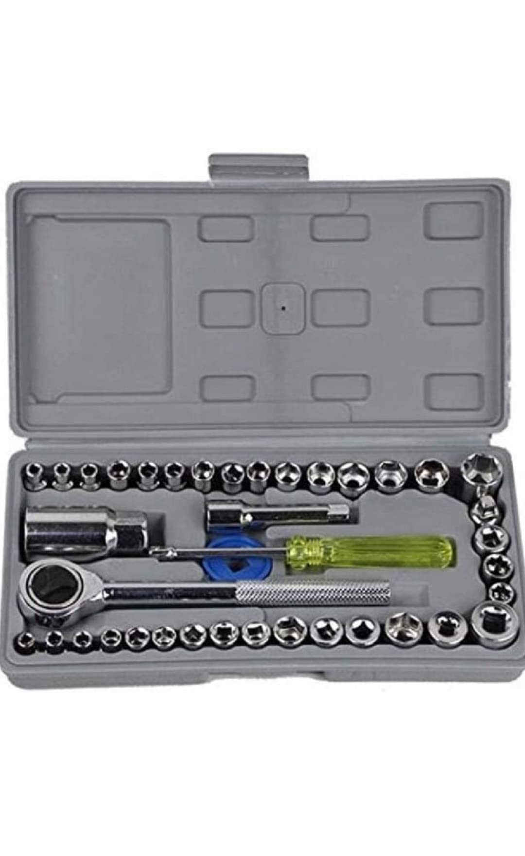 Malik Tools Screwdriver Set 40 in 1 Repair Tool kit Set, for Multi-Purpose Used Automobile Motorcycle Tool Kit Set Socket Wrench Sleeve Suit Hardware Hardware Auto Car Repair Wrench Set (B0BLHVYMDK) Amazon Price History, Amazon Price Tracker