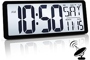 TXL Atomic Clock with Backlight: Accurate Timekeeping and Effortless Readability