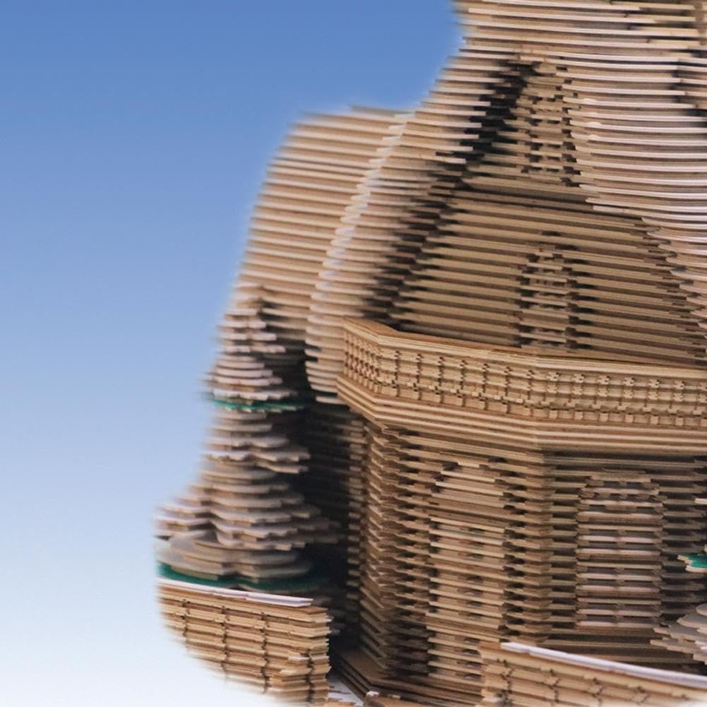 Kalendarz 3D, kalendarz 3D 2025, kalendarz czasowy 2025, podkładki artystyczne, kalendarz czasowy 2025, papier samoprzylepny 3D, świecący model architektoniczny, ozdoby prezentowe, domowe biuro