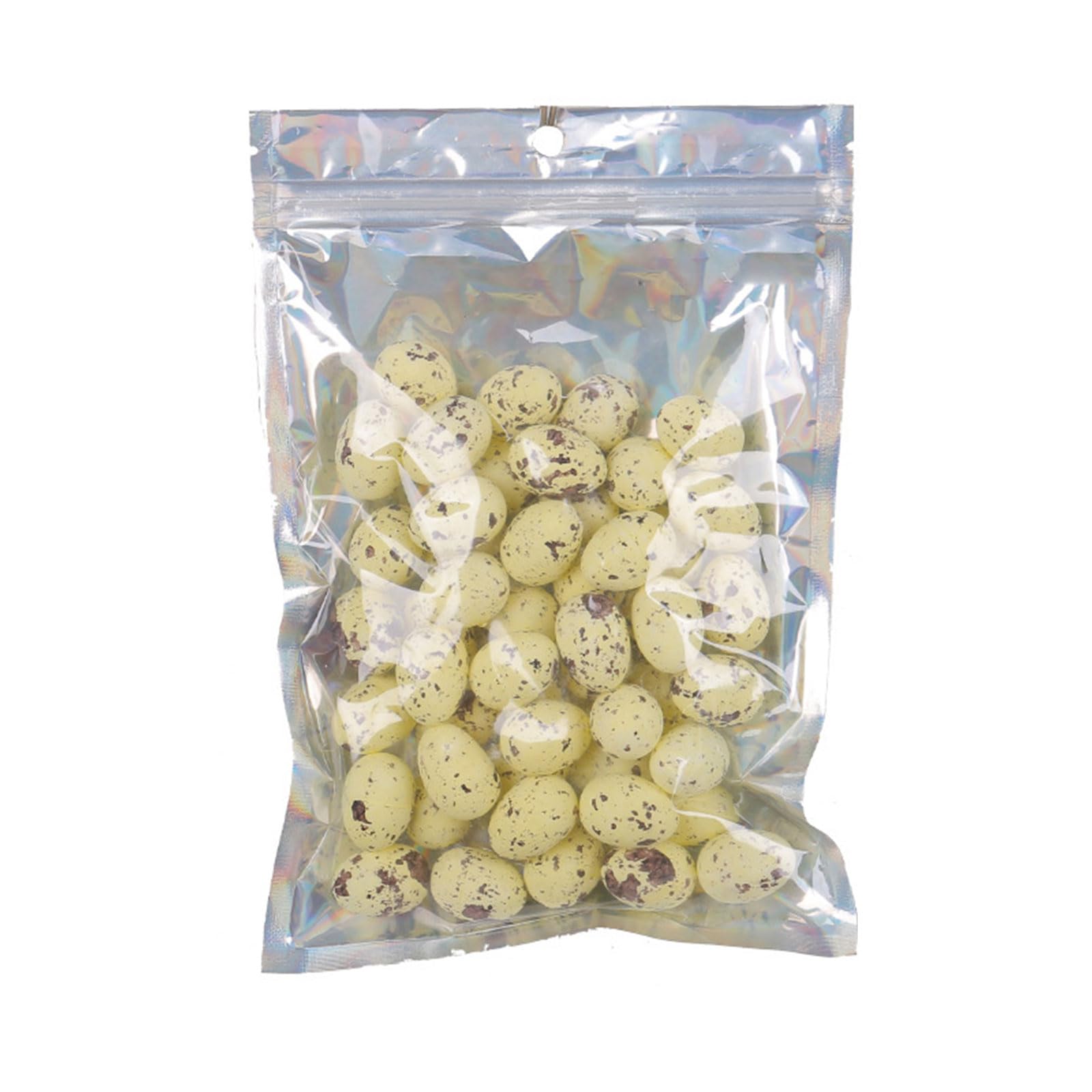 Hsioluted Of 50 Festive Eggs Easter Decorations Eggs Set for Home, School, and Parties Hunt