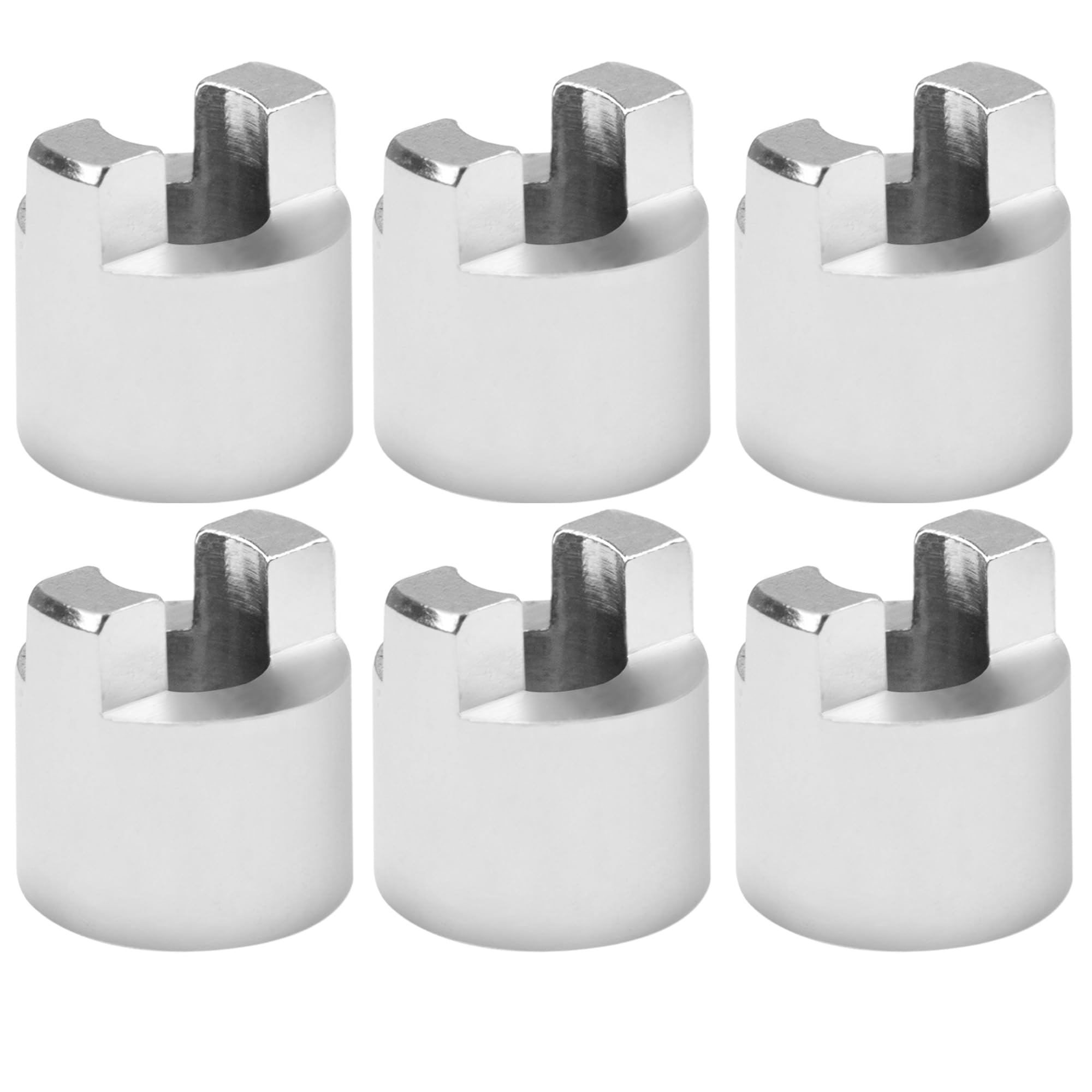 6Pack ShareGoo Brass RC Boat Drive Dog Connector Paddle Fork 3.17mm/4mm/5mm/6.35mm for RC Electric Boat Accessories (4mm)