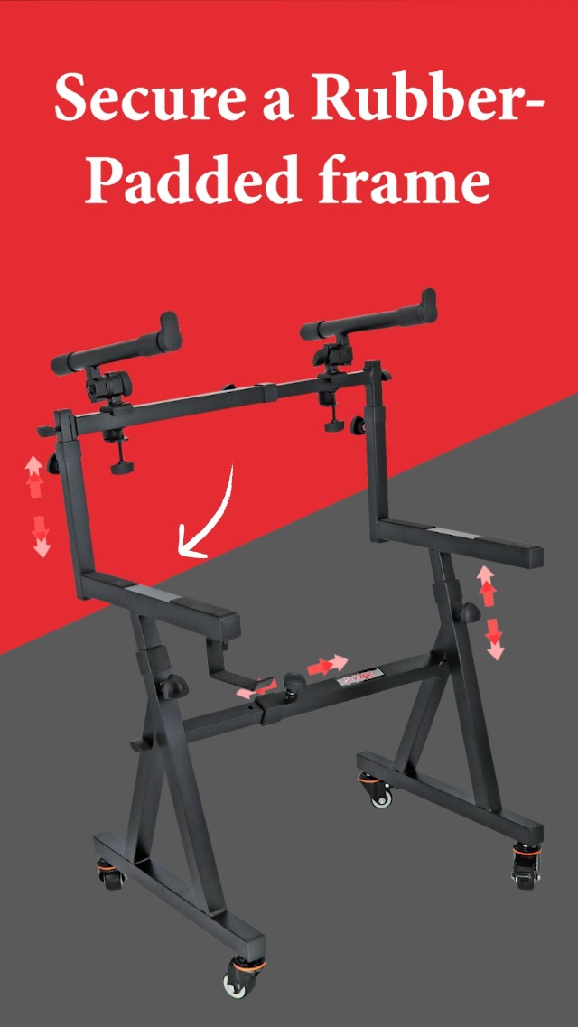Amazon.com - 5 CORE Piano Keyboard Stand Dual Z Style Heavy