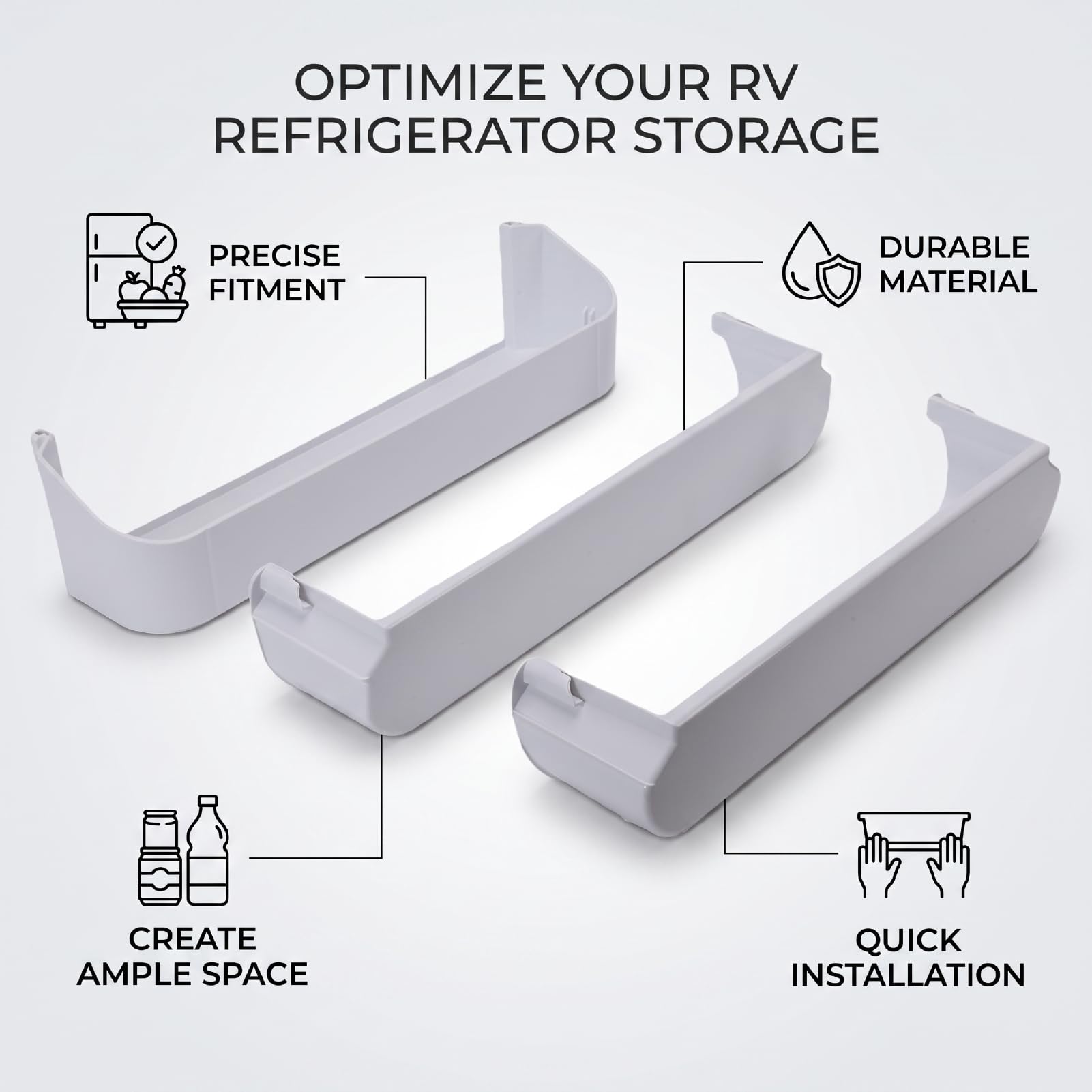 Estante de Puerta para Refrigerador RV, para DM2652 RGE400