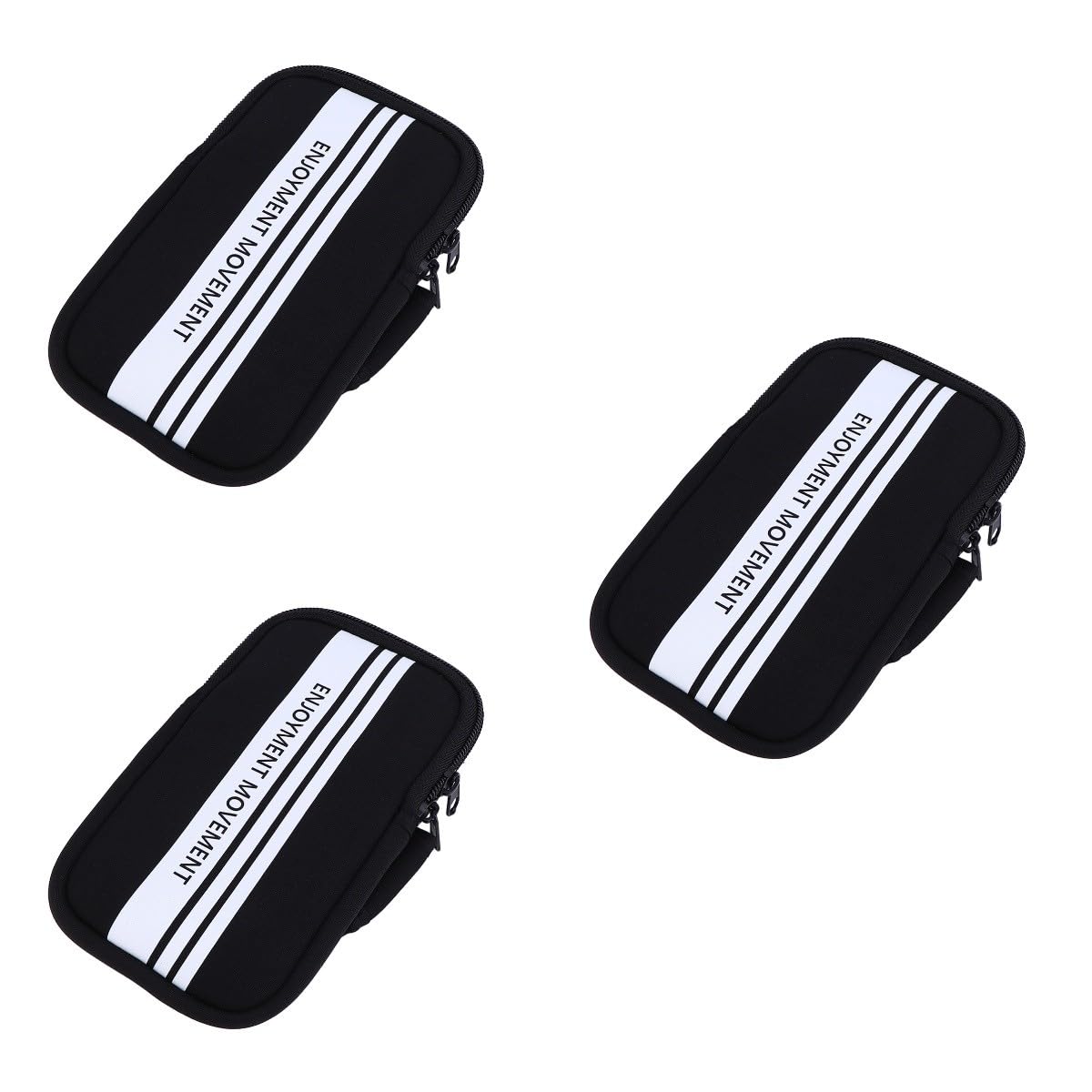 DOITOOL Bolsa de Brazo para Teléfono Móvil para Correr 3 Unidades con Acceso para Auriculares para Actividades al Aire