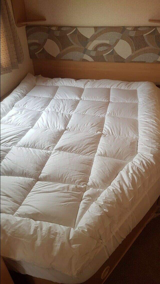 Greens of Bournemouth Caravan Mattress Topper Left/Right Hand Cutoff or Island Bed (Right Hand Cut Off)
