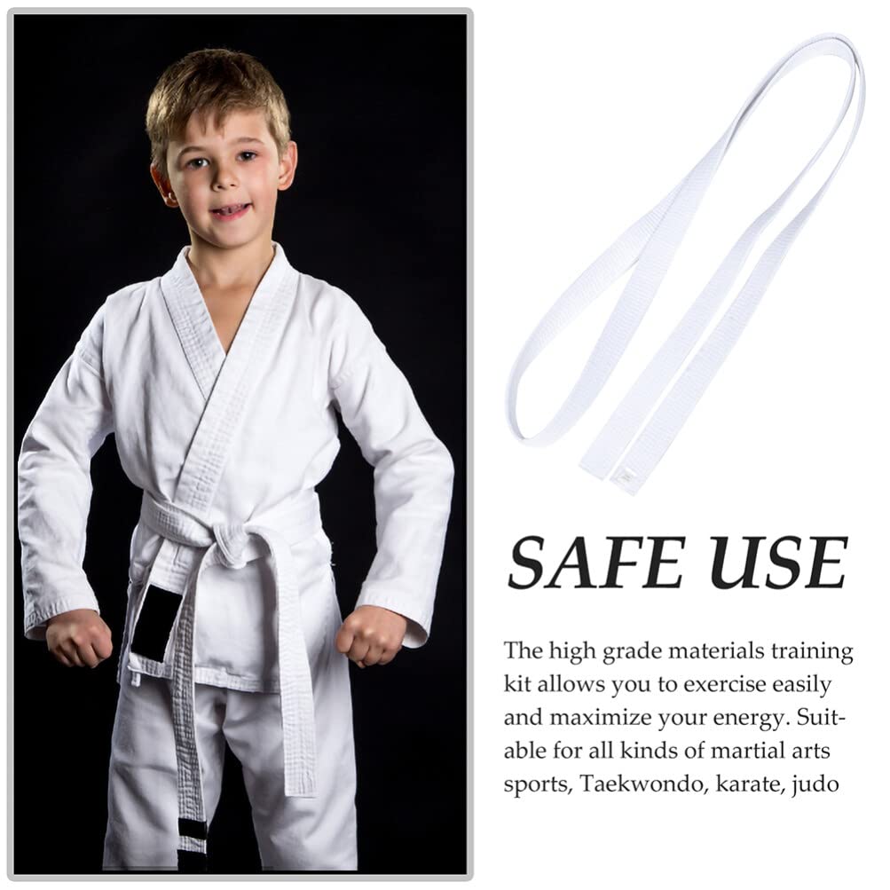 Toddmomy 2 Pz Cintura Taekwondo Cotone Cintura Karate Classifica Cinture Arti Marziali TKD Aikido Cintura Uniforme 280 Cm