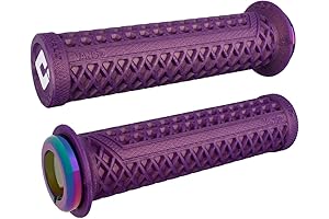 ODI V2.1 Kool Grips in Iridescent Purple Oil Slick: Enhanced MTB Handling