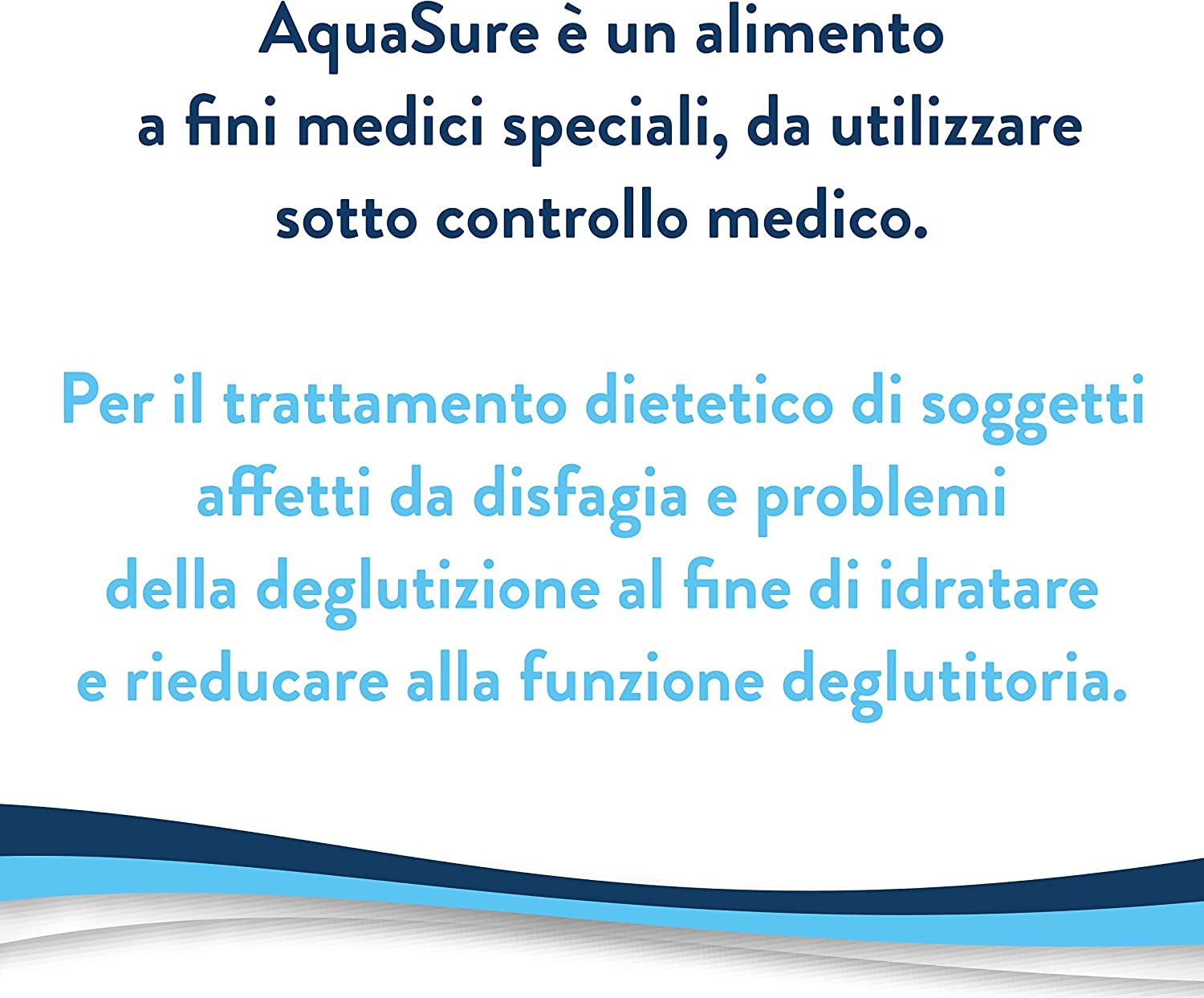 AquaSure Acqua Gel Gelificata per Disfagia - Multipacco da 48x125g - Gelatina al Gusto Arancia e al Gusto Granatina