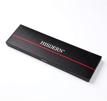 HISDERN Skinny Tie Solid Color 6cm Slim Ties for Men Wedding Classic Formal Business Necktie