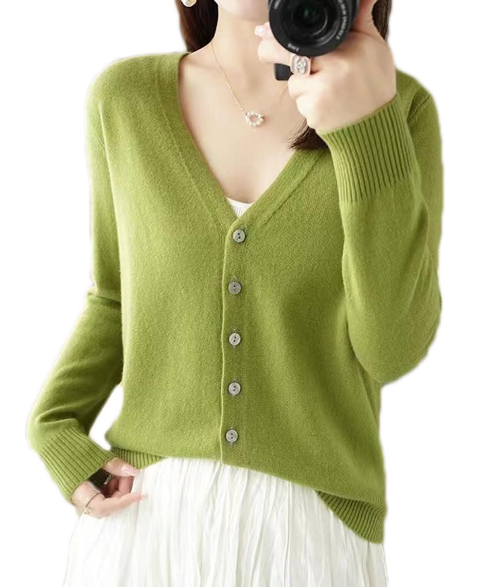 Sunfaynis Womens Long Sleeve Thin Lightweight Cardigan Sweaters for Women Dressy Summer Spring Fall Cardigan