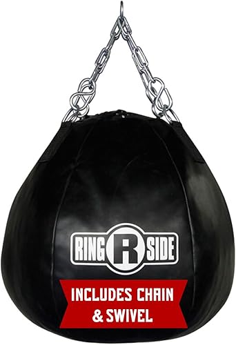 Ringside Body Snatcher - Bolsa pesada, relleno suave, saco de boxeo de cuero sintético para boxeo, artes marciales mixtas, Muay Thai y más, incluye