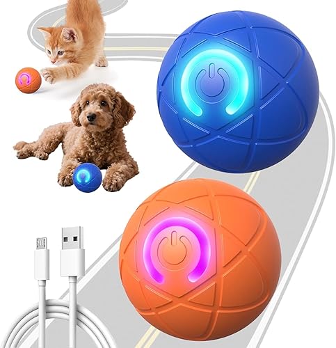 Pelotas interactivas de juguetes para perros, juguete automático 2026 para cachorros pequeños y medianos, pelota inteligente para saltar y rebotar y disponible en Yaxa Colombia
