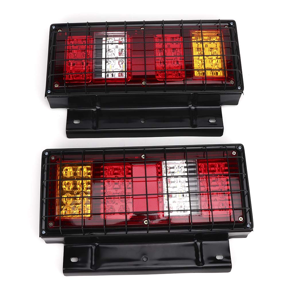 Yctze pour feu arriere isuzu benne rière de remorque arrière à LED camion étanche 2pcs 12V 32LEDs lampe super lumineux
