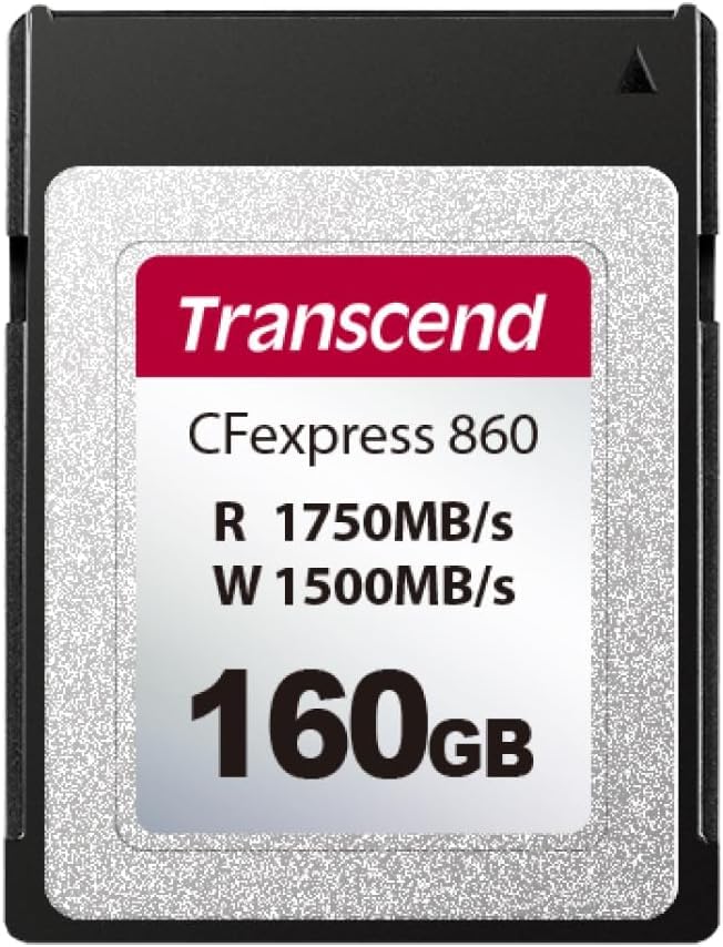 Transcend 160GB Professional CFexpress Type B CFE860,Read/Write Up 