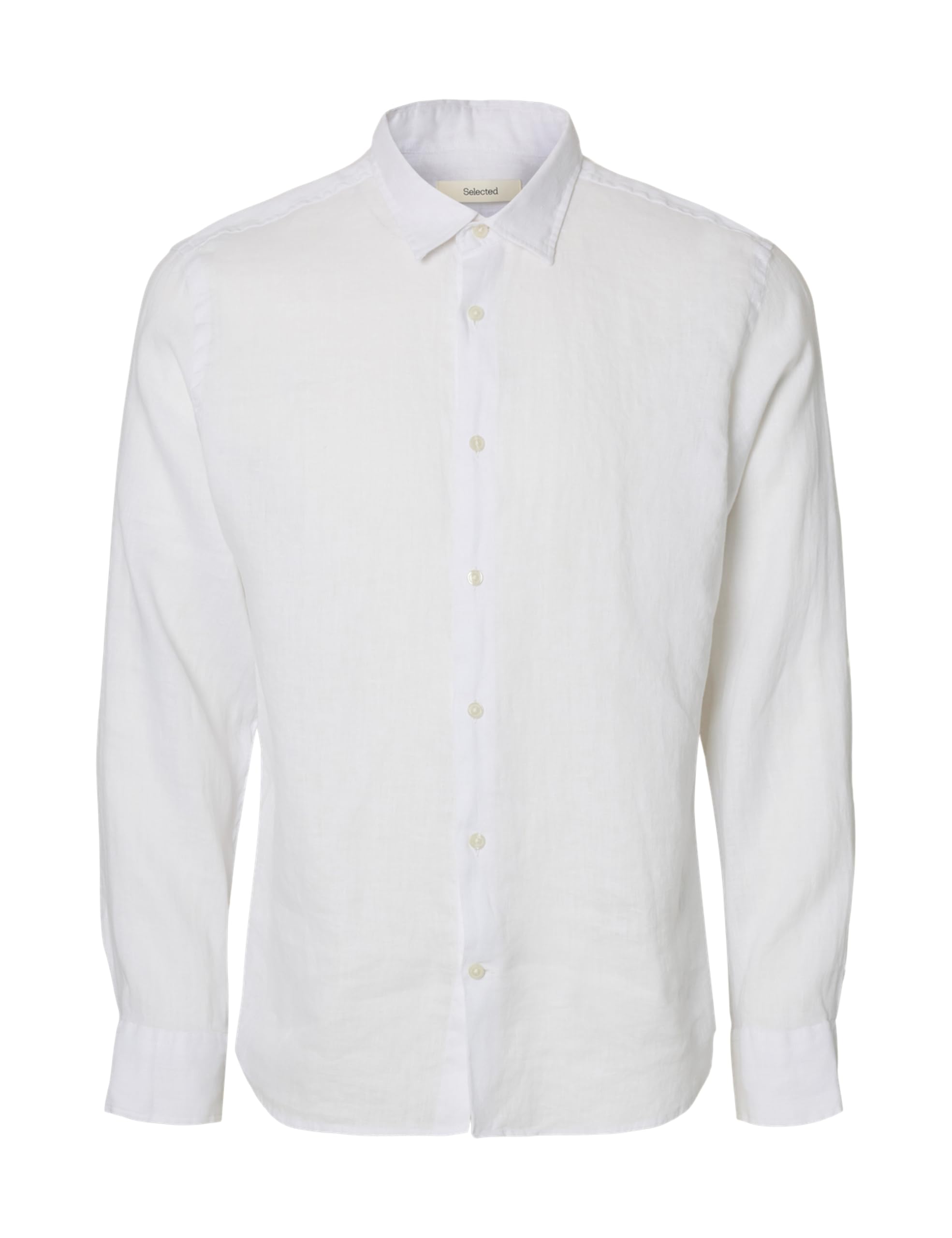 SELECTED HOMME Male Hemd 100% Leinen