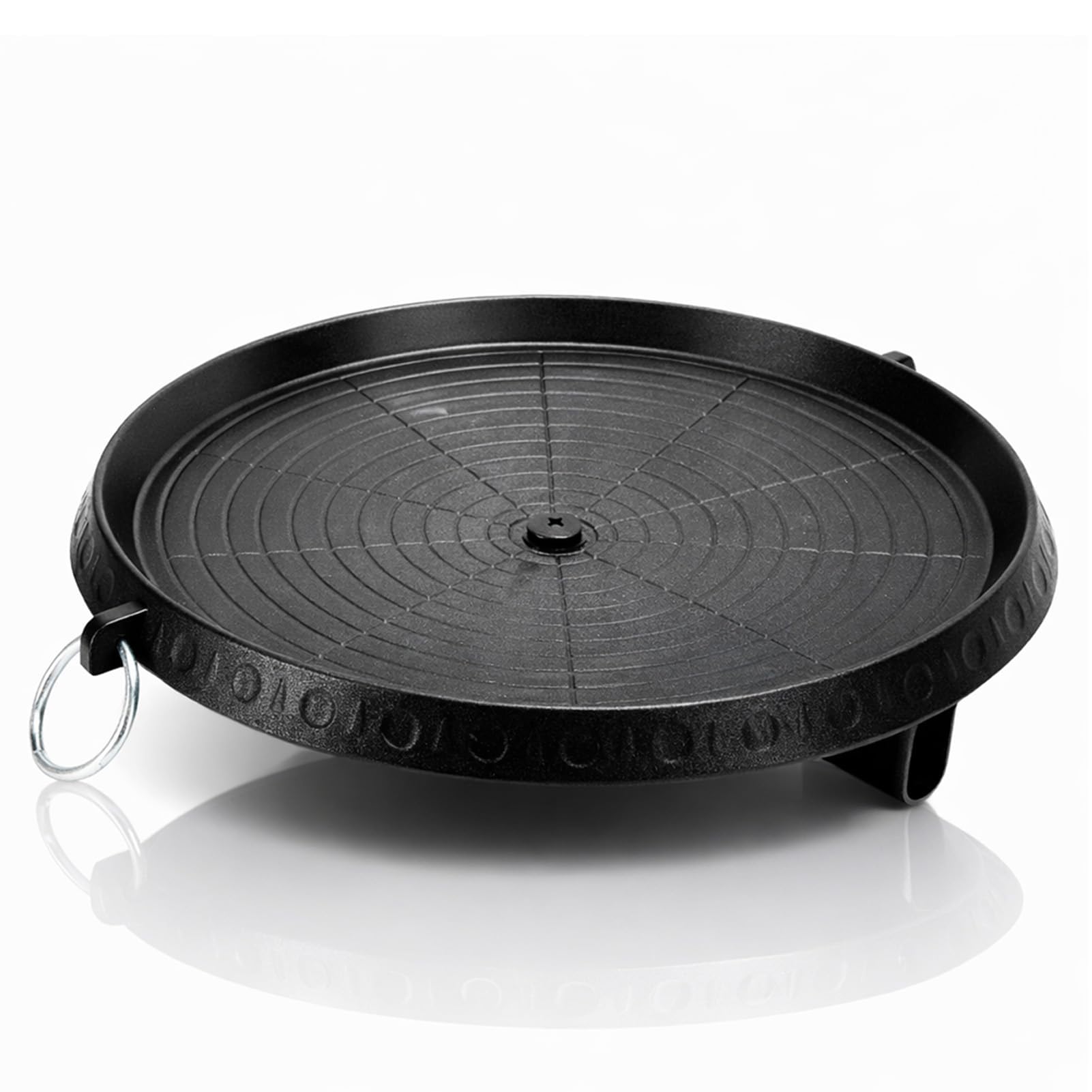 HERCHR Gril Antiadhésif Pour Barbecue Coréen, Poêle à griller pour barbecue de style coréen,plaque de gril avec surface enduite Maifan pour dessus de cuisinière, grillades intérieures et extérieures