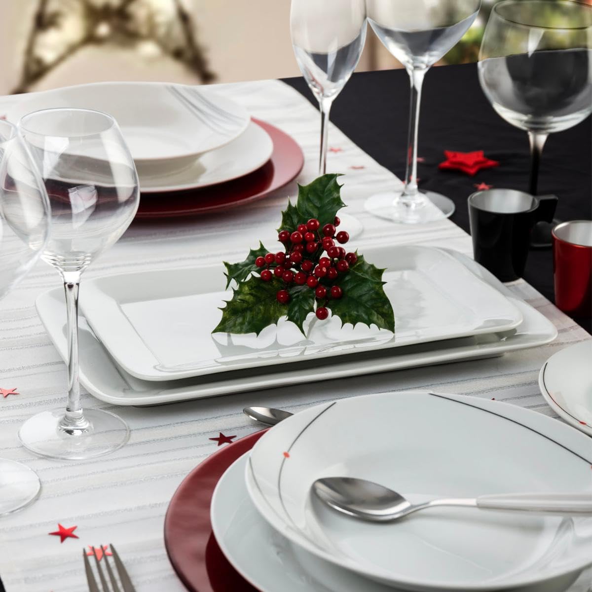 Platos Duralex Cristal Luminarc Pampille Vidrio Templado 20cm