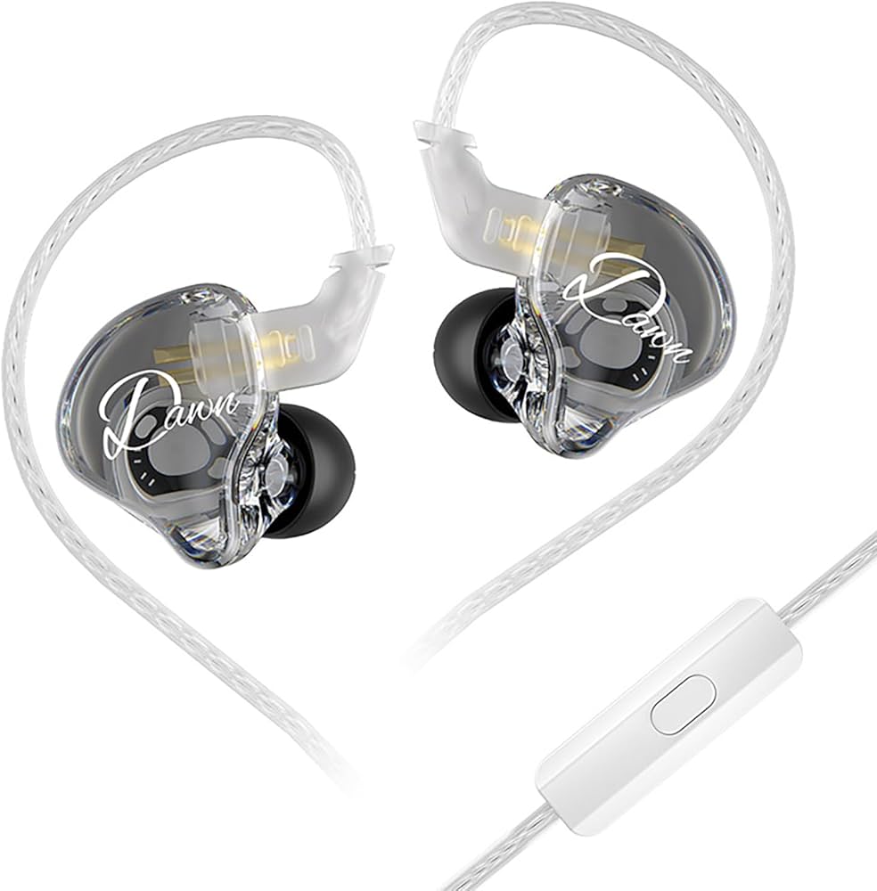 クリア 有線イヤホン ダイナミックドライバー Amazon.co.jp: Linsoul KZ Dawn 10mm 超線形ダイナミックドライバー