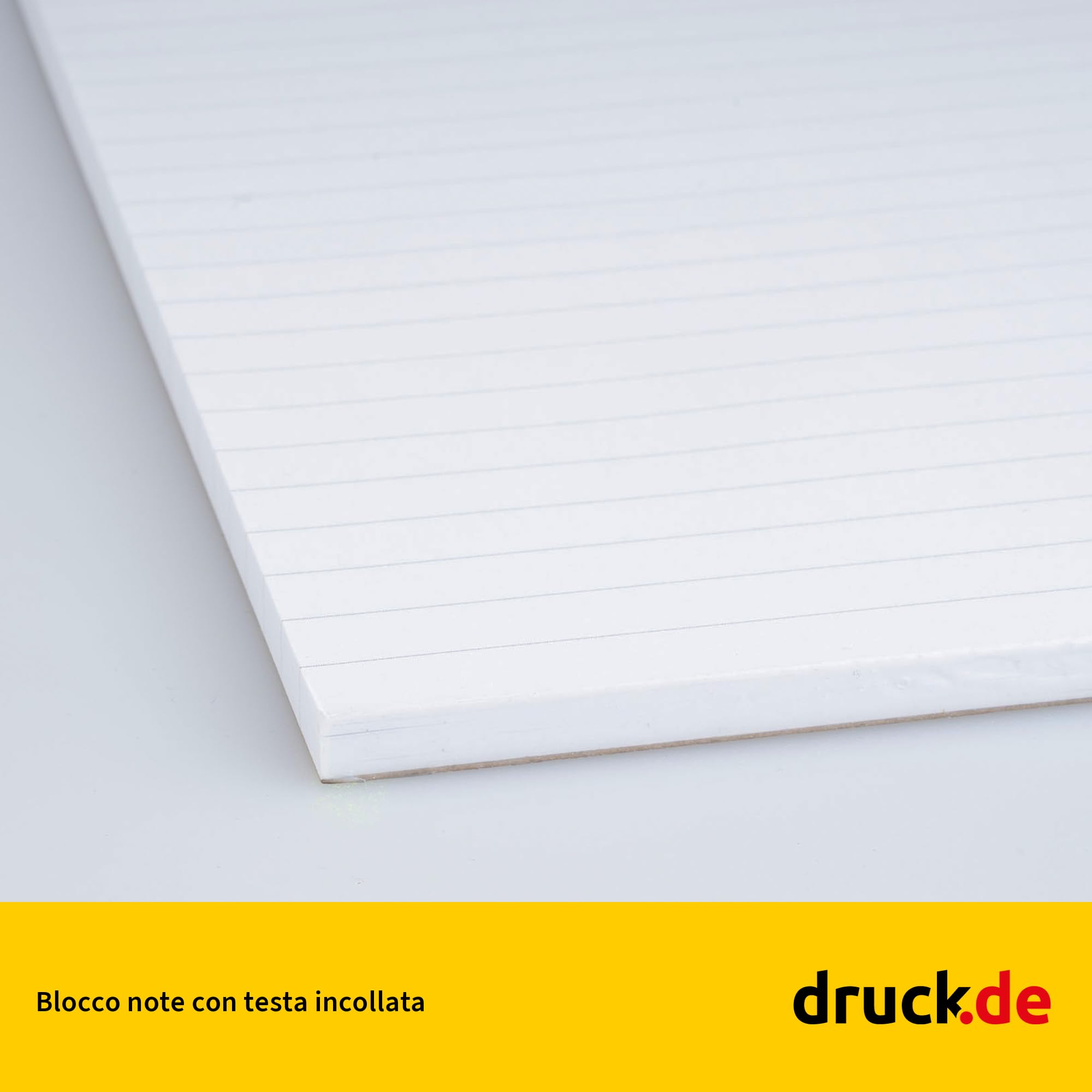 druck.de Set di quaderni A4 a righe, 20 blocchi, 50 pagine per blocco | Set di quaderni A4 a righe, 20 blocchi, 50 pagine per blocco, A4