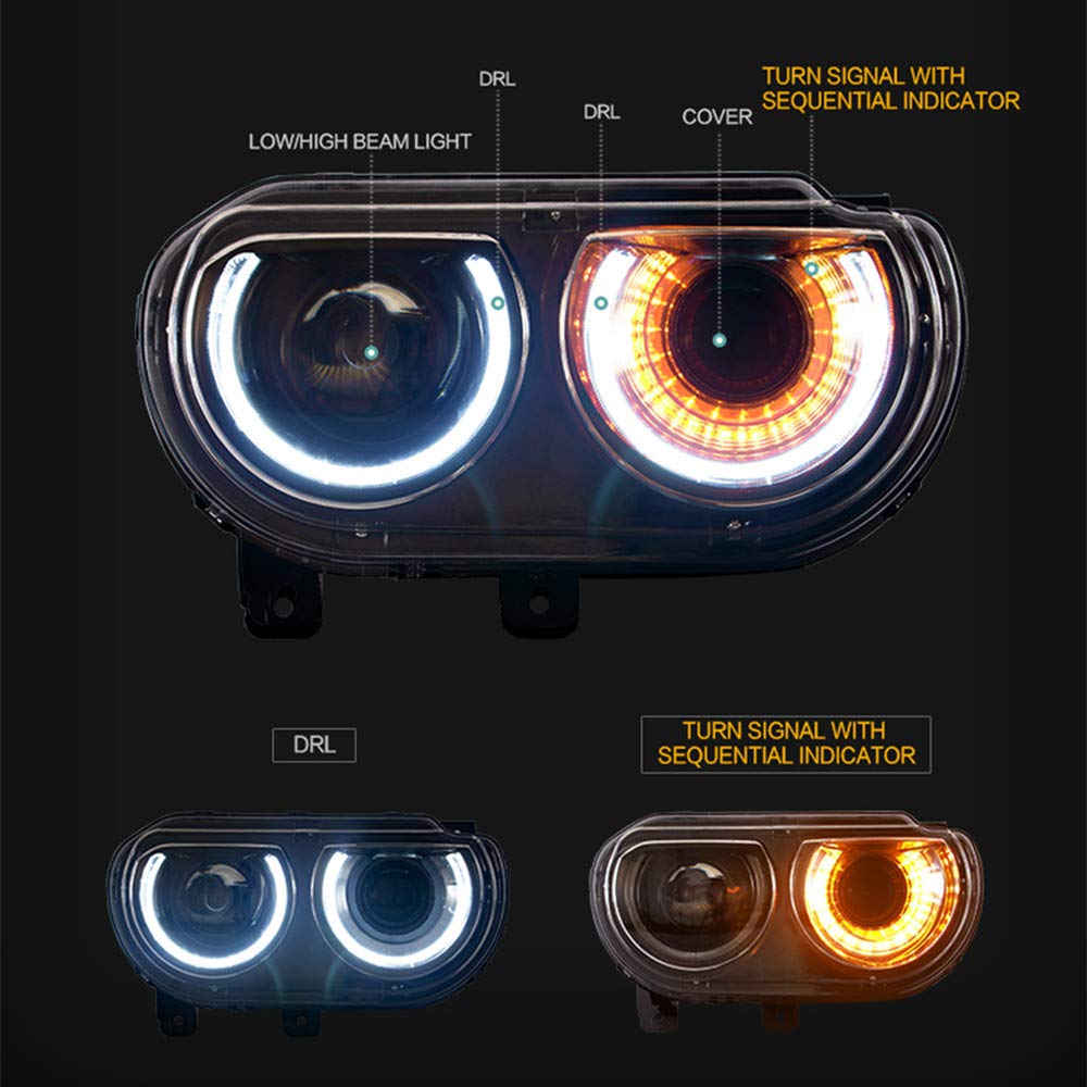 Buy MOSTPLUS Projector Headlights & Smoked LED Tail lights Project