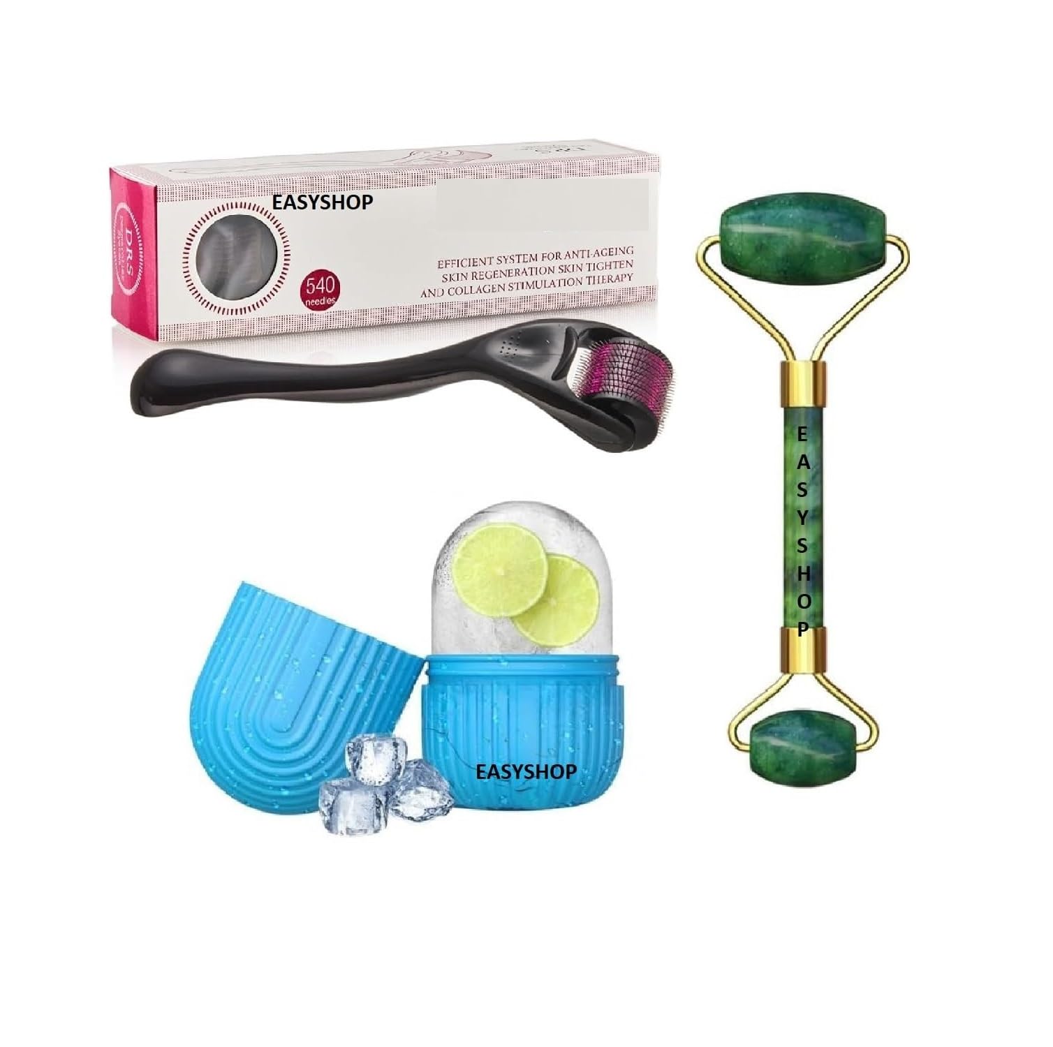 PACK-OF-3 Dermma-rolller 05 mm With 540 Titanium Alloy Needles | Promotes Beard Growth, Hair Regrowth & Reduces Acne Scars | Safe & Effective To Use With Warranty-image-14