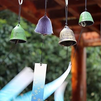 Amazon.co.jp: 風鈴 南部鉄器 五個 風鈴 おしゃれ 風 鈴 5件防水