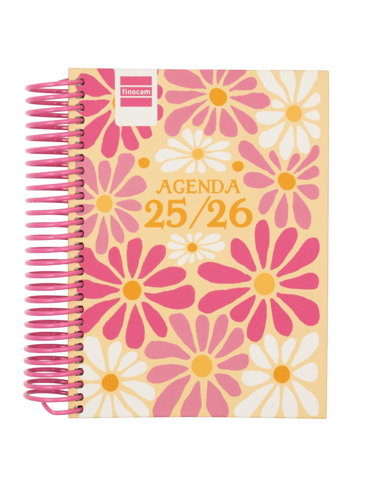 Finocam - Agenda Diva Year 2025 2026 1 Day Page September 2025 - June 2026 (lesson year) + July and August summary Spring Portuguese